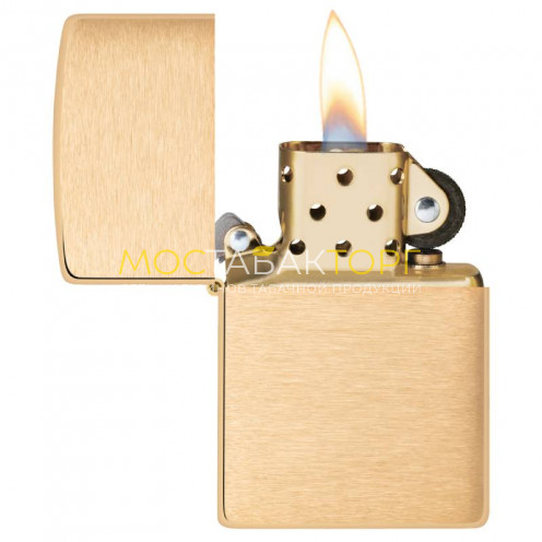 Зажигалка Brushed Brass Zippo 204B