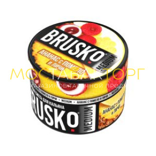 Brusko Medium - Ананас с помело и личи 50 гр Brusko Medium - Ананас с помело и личи 50 гр