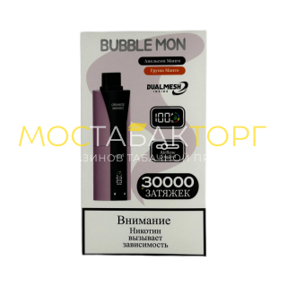 BUBBLE MON BOOSTER DUBLE 30000 Апельсин манго / груша манго 2%