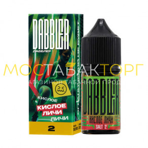 Жидкость Dabbler Salt (chubby) Кислое личи 30 мл Жидкость Dabbler Salt (chubby) Кислое личи 30 мл