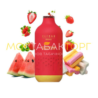 Elf Bar BB3000 - Арбузная жвачка Elf Bar BB3000 - Арбузная жвачка