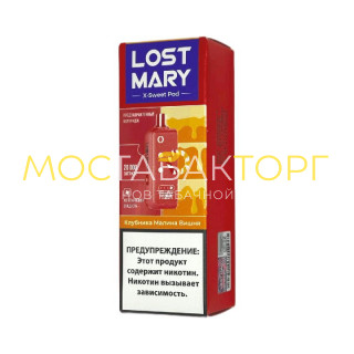 Картридж Lost Mary X-Link Sweet 20000 - Клубника малина вишня Картридж Lost Mary X-Link Sweet 20000 - Клубника малина вишня