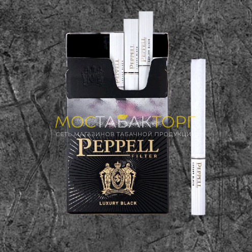Сигареты Пеппелл Лакшери Блэк (Peppell Luxury Black)