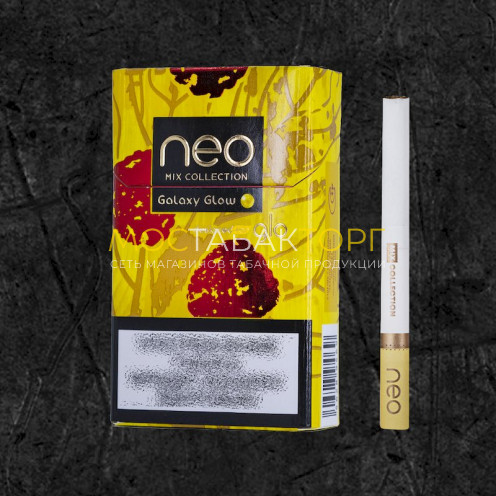 Табачные стики Neo Galaxy Glow (Нео Гелакси Глоу) - капсула со вкусом освежающего лимона и малины