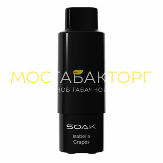Картридж SOAK Q - Виноград Изабелла (3.000 затяжек) - 2% (1 шт.)