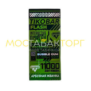 TIKOBAR FLASH 11000 Арбузная Жвачка (Watermelon Bubble Gum)