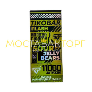 TIKOBAR FLASH 11000 Кислые Мармеладные Мишки (Sour Jelly Bears)