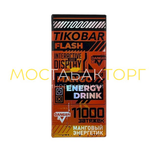 TIKOBAR FLASH 11000 Манговый Энергетик (Mango Energy Drink)