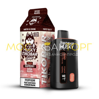 TIKOBAR HUSKY Сибирь Персик малина 12000 затяжек
