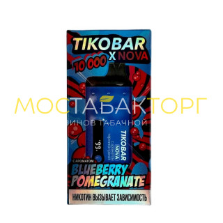 TIKOBAR NOVA 10000 Черника гранат (Blueberry Pomegranate)