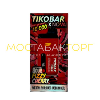 TIKOBAR NOVA 10000 Кислая вишневая шипучка (Sour Fizzy Cherry)