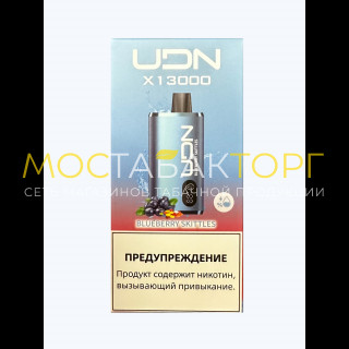 UDN BAR X 13000 Черничный скитлс