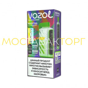 Vozol Gear Power 20000 - Виноград лед Vozol Gear Power 20000 - Виноград лед