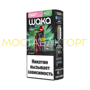 WAKA BLAST 38000 Hard - Клубника + лимонная содовая WAKA BLAST 38000 Hard - Клубника + лимонная содовая