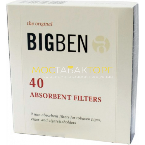 Фильтры для трубок Big Ben Original (40 шт)