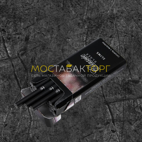 Сигареты Классик Блек Слим (Classic Black Slims 6.2/100)